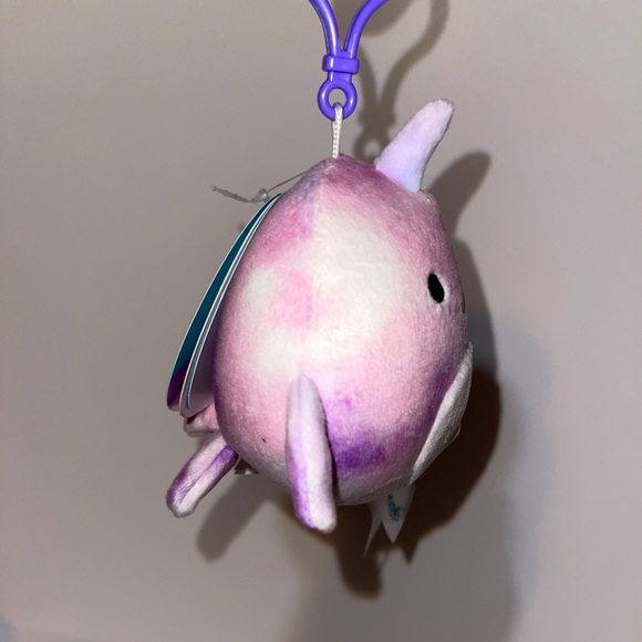 Nabila The Narwhal 3.5" Squishmallow Clip (CLAIRE'S EXCLUSIVE) - Picture 2 of 5